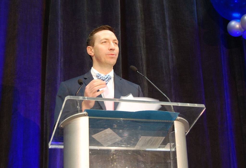 MISD Assistant Superintendent Fred Rundle holds up a fabric heart, which Liana Montague, the MIYFS licensed mental health counselor at Island Park Elementary, gives to students who come to her office. Katie Metzger/staff photo