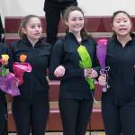 Photo courtesy of Martha Phelps                                The Mercer Island Islanders gymnastics team captured a third place finish at the KingCo tournament on Feb. 3. Freshman Ava Motroni earned eighth place in floor, 10th place in beam and 10th place in all-around. Freshman Susie Lepow nabbed sixth place on bars. Eight Mercer Island athletes, who are pictured in the above photo, will compete at the district meet including Lepow, Motroni, Ally Lavin, Carly Lightfoot, Mya Levin, Vivian Jacobs, Emery Sampson and Kaela Fukano.
