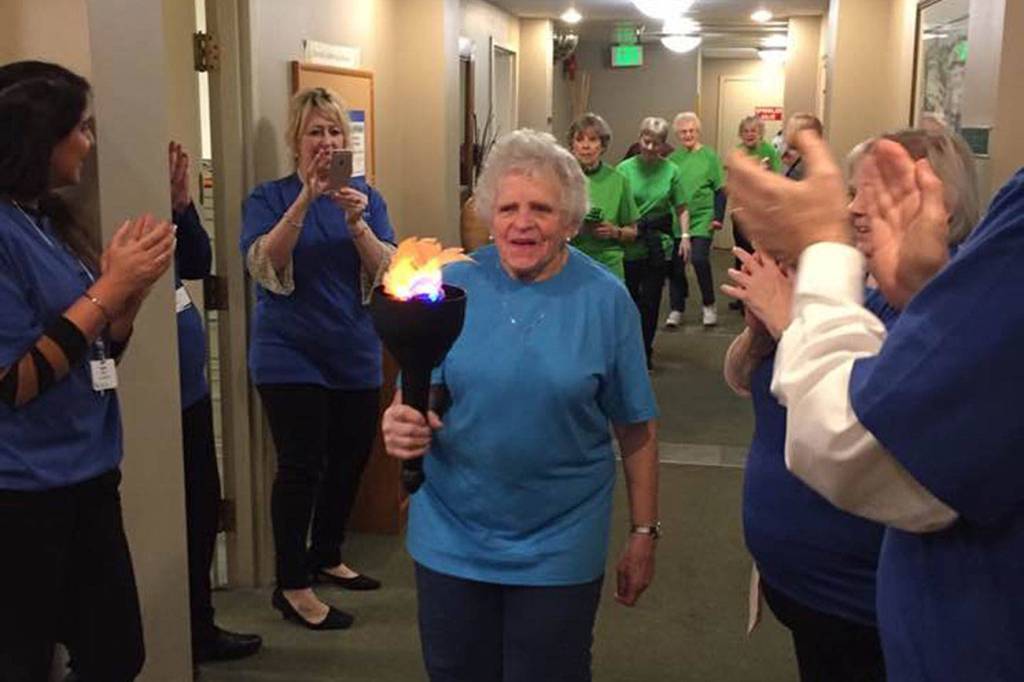 Mercer Island retirees get into Olympic spirit