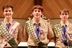 Three Islanders achieve Eagle Scout rank