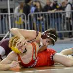 Photo courtesy of Billy Pruchno                                Mercer Island Islanders senior 152-pound wrestler Jonah Andrews captured eighth place in his weight class at the Mat Classic Class 3A state tournament on Feb. 17 at the Tacoma Dome.
