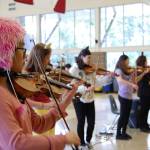 Student performers also sported costumes for the Disney and Dessert fundraiser. Katie Metzger/staff photo