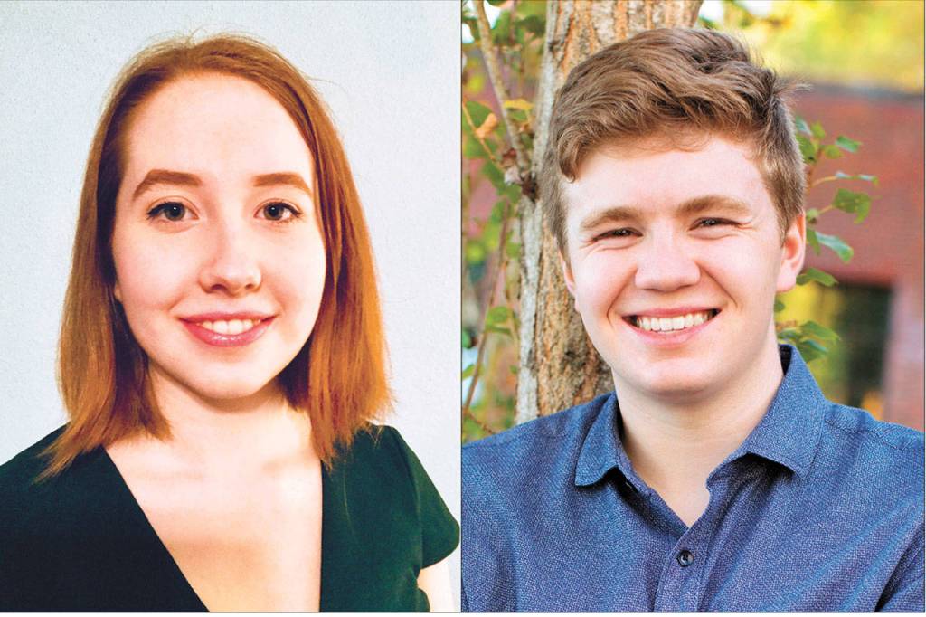 Mercer Island High School seniors Alison Cary and Aidan Dobson were the Mercer Island Rotary Clubs students of the month for February. Courtesy photos