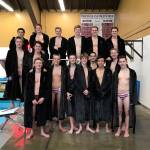 Photo courtesy of Amy Shobe                                The Mercer Island boys swim team captured second place at the Class 3A state swim and dive meet on Feb. 17 at the King County Aquatic Center in Federal Way. The Islanders, who compiled a total of 374 team points, were just 23 points behind first place Bainbridge Island. Mercer Island athletes that competed at the state meet consisted of Carson Coe, Kyle Bailey, Oliver Hoff, Austin Shobe, Nate Robinson, Evan Hill, James Robertson, Jake Headrick, Killian Riley, Caleb Apodaca, Kieran Watson, Collin Ralston, Ethan Schwartz, Dan Gao, Alex Edwards, John Novak and Gabe Neale.                                The 200 free relay team consisting of Hill, Coe, Riley and Hoff earned first place. The 400 free relay quartet of Richardson, Robinson, Hoff and Riley nabbed second place. The 200 medley relay team of Edwards, Richardson, Coe and Bailey captured second place. Richardson collected individual titles in the 100 fly with a time of 49.84 and the 100 backstroke with a time of 49.78.