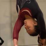 Photo courtesy of Martha Phelps                                Mercer Island Islanders freshman Ava Motroni (pictured during district meet) competed in the vault event at the Class 3A state gymnastics on Feb. 15 at the Tacoma Dome Exhibition Center. Motroni scored an 8.500 out of 11.00 possible in the event, finishing in 36th place during the prelims.