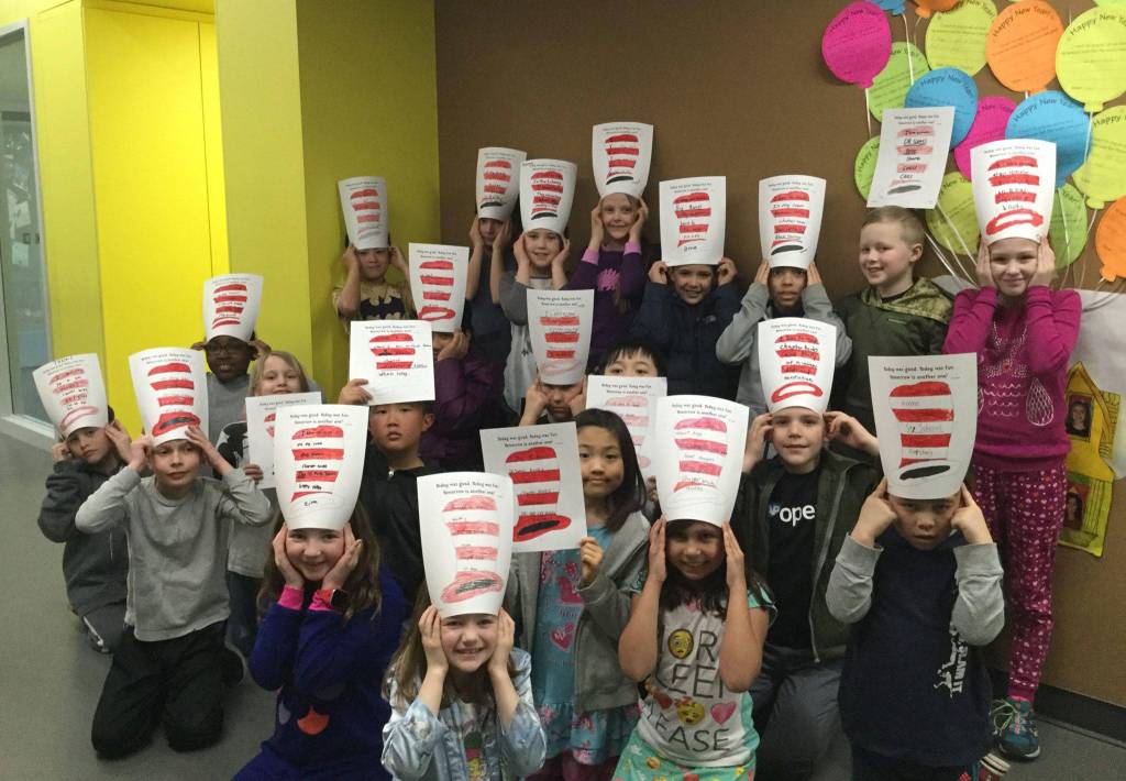 Mercer Island students cut loose with Dr. Seuss