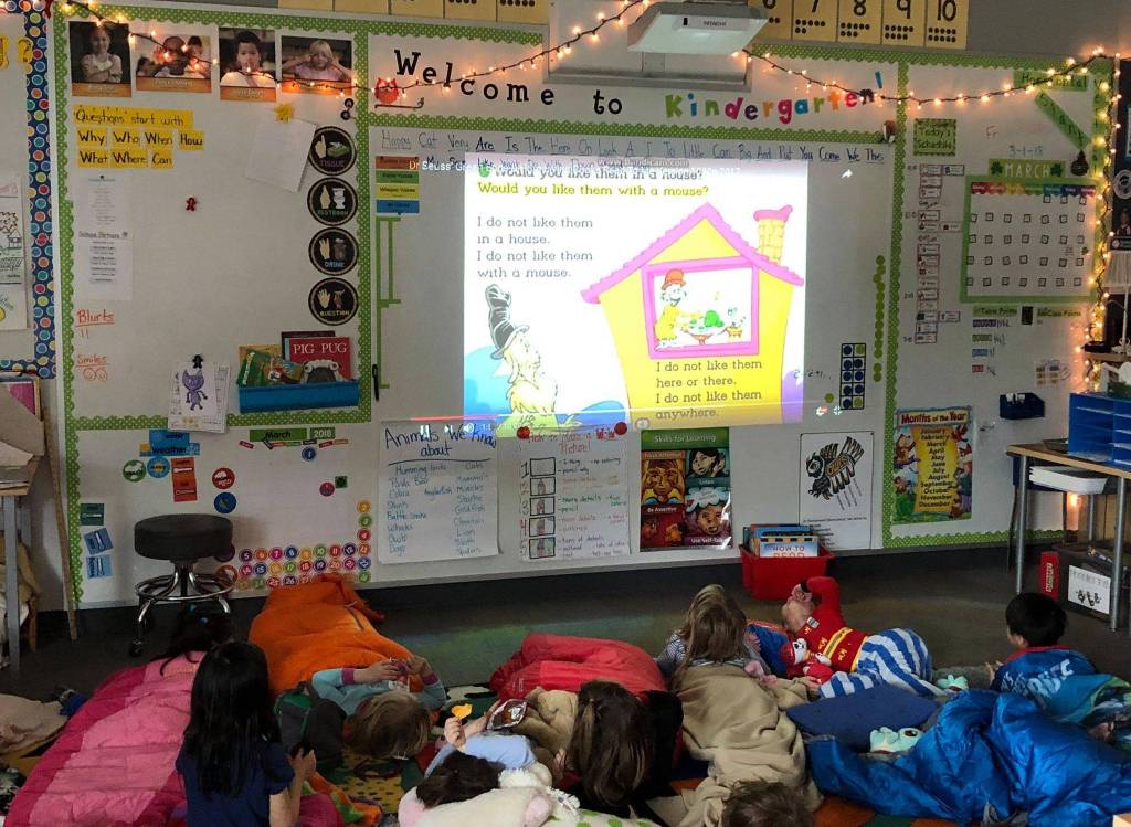 Mercer Island students cut loose with Dr. Seuss