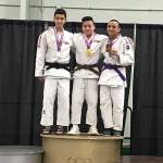 Photo courtesy of Mark Yuasa                                Mercer Island Islanders freshman Tegan Yuasa, center, earned first place in the Cadet -50 kilogram division at the USA Judo Scholastic National Championships on March 3-4 in York, Pennsylvania. Yuasa will also represent Team USA at the 2018 Cadet Pan American Championships on July 6, 2018 in Buenos Aires, Argentina.