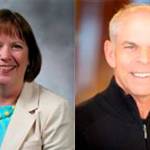 From left, Dawn Bennett, Mary Lindquist, Marty Lott and Joel McHale are this years Pathfinder award winners. Contributed photos