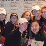 Photo courtesy of Billy Pruchno                                The Mercer Island Islanders girls golf team poses for a picture after winning the Wenatchee Invitational Tournament. Islanders golfers pictured are Gihoe Seo, Ella Warburg, Estey Chen, Katelyn Travis, Grace Shaddle, Lilly Pruchno, Annelise Rorem and Grace Gottesman.