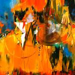 Lets Go Orange. Art courtesy of the Northwest Watercolor Society