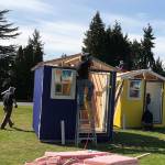 Mercer Island church builds two tiny houses for the homeless