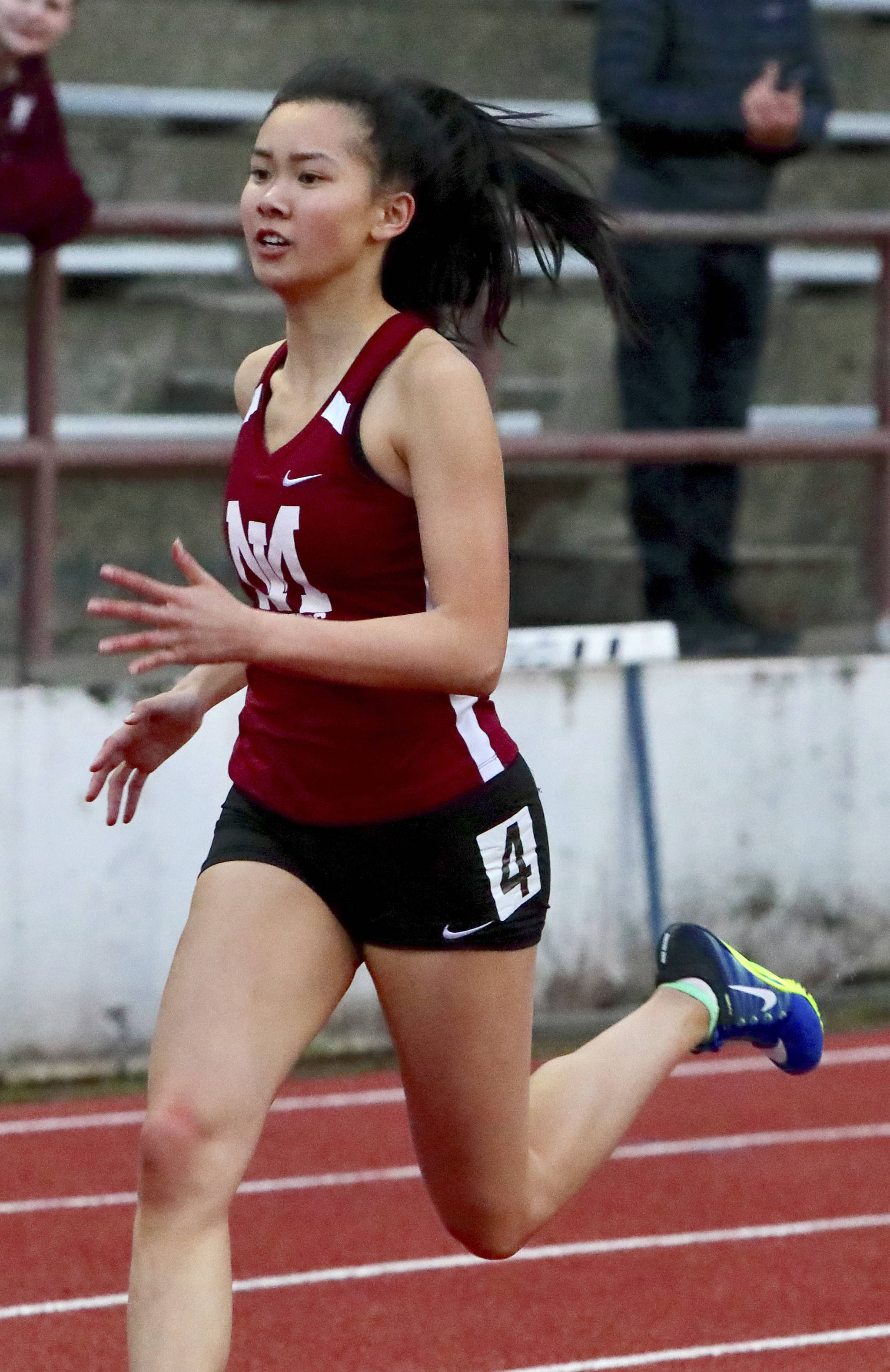 Photo courtesy of Toby Swanson                                The Mercer Island Islanders girls and boys track teams competed at the coveted Eason Invitational on April 21 at Snohomish High School.                                Islanders senior Kayla Lee (pictured) earned first place in the 400-meter dash with a time of 58.35. Mercer Island athletes who competed at the Eason Invitational consist of Christian Avilez, Alex Benson, Hatcher Childress, Michael Deal, Charles Fischer, Alex Pritchard, Ty Thomas, Jeffery Tian, Eli Yen, Maggie Baker, Gretchen Blohm, Eliza Crenshaw, Ella Hensey, Susie Lepow, Katie McCormick, Chloe Michaels, Faith Osei-Tutu, Maya Virdell and Kendra Watson.