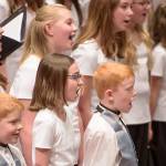 The Ensign Youth Chorus sing with the Ensign Symphony & Choir which performs in Benaroya Hall. The choir will also sing at the prayer for peace event. Photo courtesy of the Mercer Island Church of Jesus Christ of Latter-Day Saints