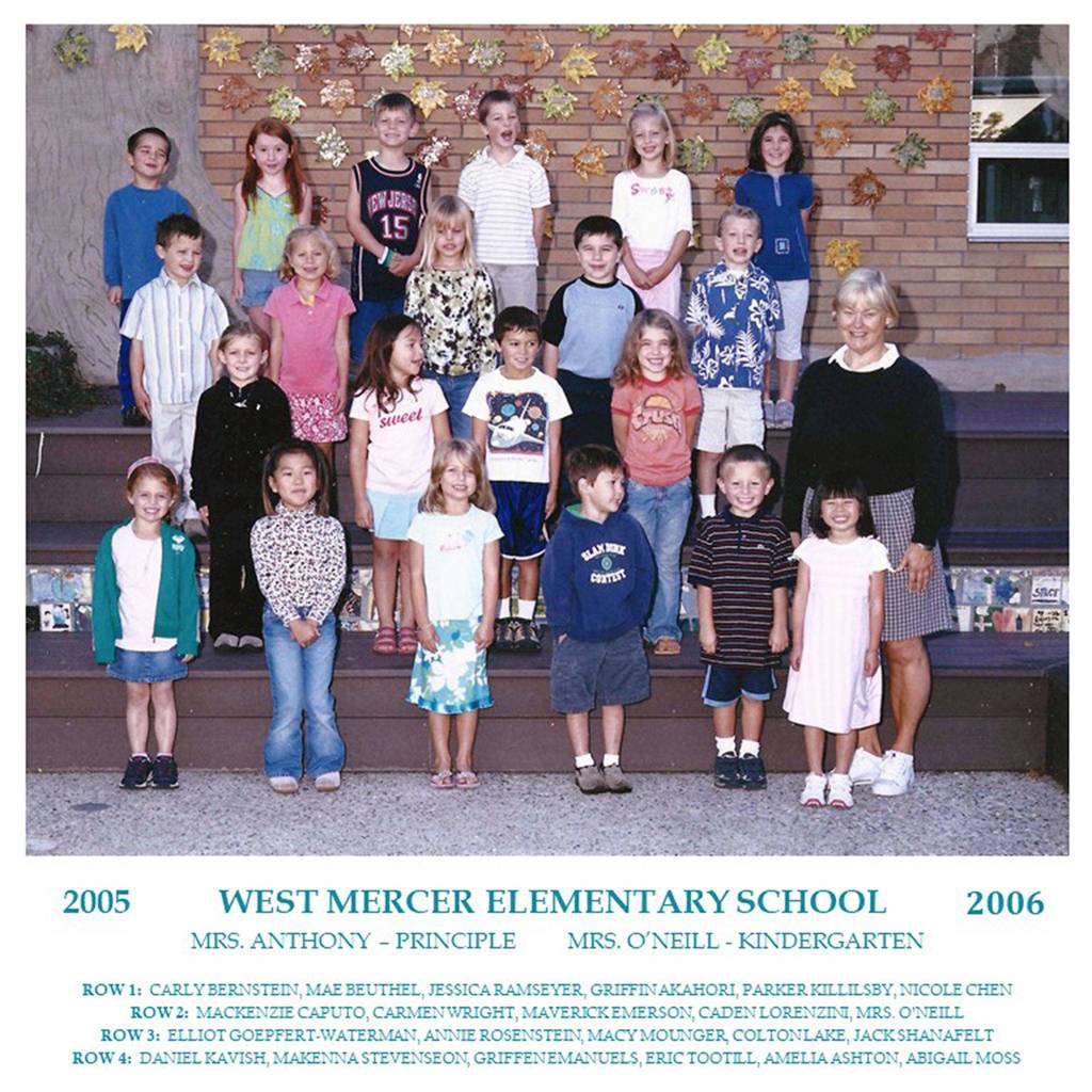 Marilyn ONeills 2005-2006 kindergarten class.