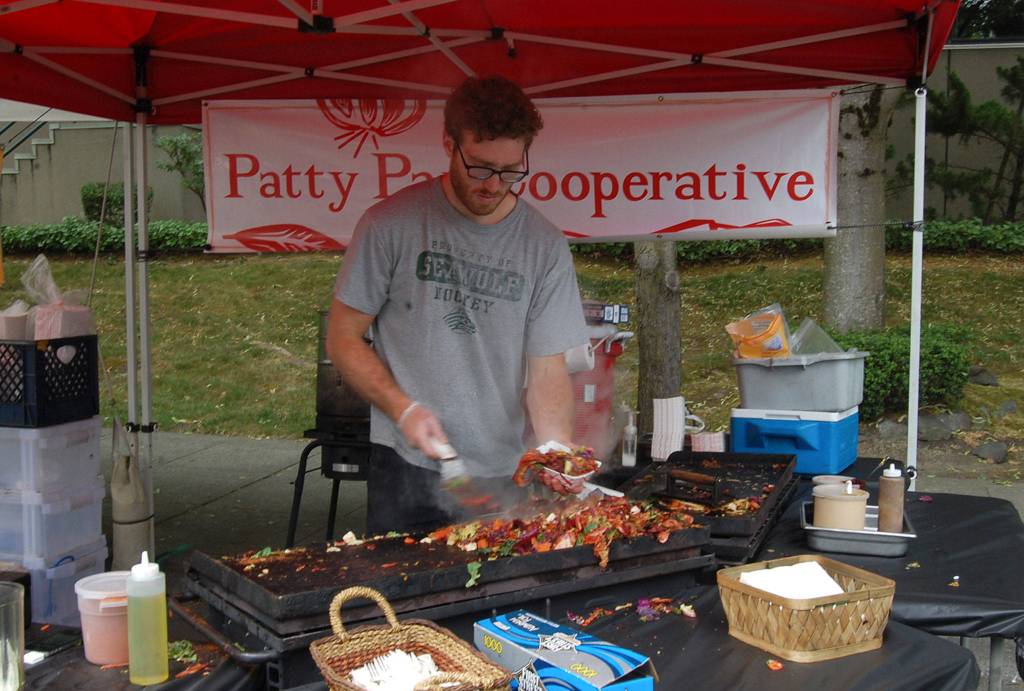 Islanders can enjoy a selection of prepared foods at their farmers market, including Patty Pan Grill. Katie Metzger/staff photo