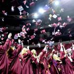 Mercer Island High School seniors throw their graduation caps in the air during the schools commencement on June 7 at KeyArena in Seattle. For more photos, please see page 18. Photo courtesy of Allison Nelson
