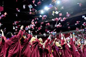 Mercer Island High School graduates 360