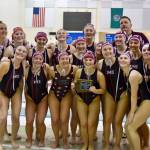 The Mercer Island Islanders girls water polo team earned fifth place at the state tournament on May 26 at the Curtis Aquatic Center in University Place. Photo courtesy of Debby Fry Wilson