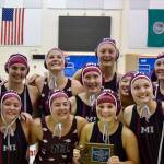 The Mercer Island Islanders girls water polo team earned fifth place at the state tournament on May 26 at the Curtis Aquatic Center in University Place. Photo courtesy of Debby Fry Wilson