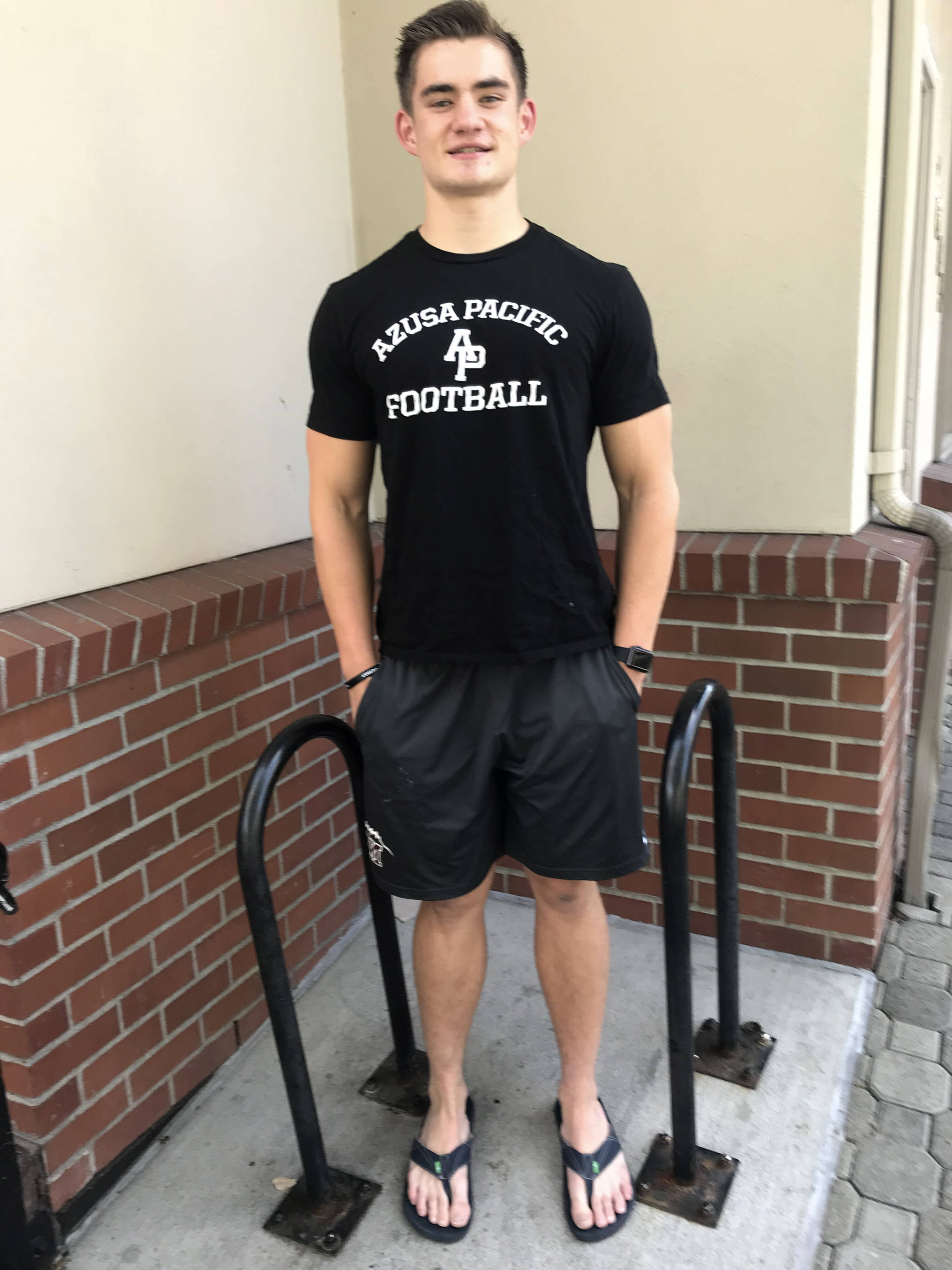 Mercer Island Islanders 2018 graduate Spencer Luce will play football for Azusa Pacific University in California this fall.                                Shaun Scott, staff photo