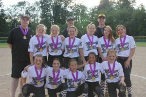 The Mercer Island Little League softball all-star majors team, which is comprised of players between 11-12 years of age, competed in the Little League Softball Division Washington District 9 all-star tournament from June 19-21 in Duvall. The MILL all-stars had an overall record of 1-2 at the tournament. They registered a win against Bellevue but suffered losses to Kirkland and Redmond.                                Members of the team included Annabel Little, Grace Cartwright, Joey Lurie, Poppy Walker, Ashlyn Powell, Katherine Montpellier, Sophia Pacecca, Neve Kelley, Shannon Rogan, Erica Kierstead and Addie Bergman. The team was coached by Kevin Kelley (head coach) and assistants Paul Rogan and Allan Montpellier. Photo courtesy of Cindi Pacecca