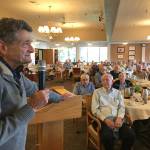 Michael Medved, syndicated talk show host and film critic, speaks at Covenant Shores on July 11. Contributed photo