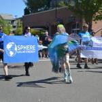 Summer Celebration parade participants encourage Islanders to try solar energy. Katie Metzger/staff photo