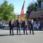 Mercer Island veterans lead off the Summer Celebration parade. Katie Metzger/staff photo