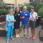 Mercer Island Farmers Market supporters attend the garden party in 2017. Photo courtesy of Lora Liegel