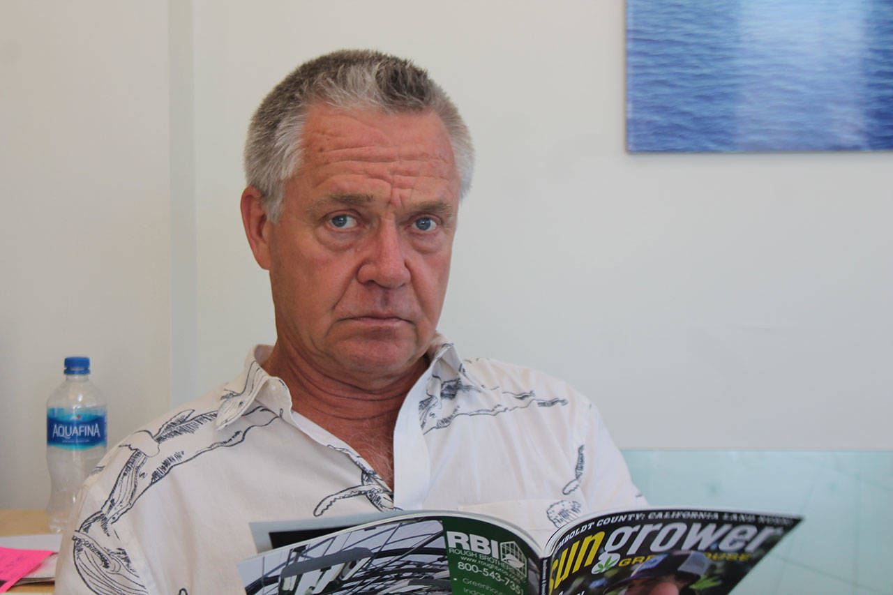 Greg James, a Mercer Island resident, is the publisher of Marijuana Venture, a highly successful pot industry magazine. Aaron Kunkler/staff photo