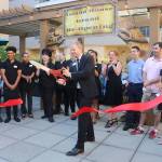 MBK Senior Living staff cut the ribbon at Island House in Mercer Island, reopening it to the community after a remodel. Katie Metzger/staff photo
