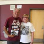 Mike Krsak and Chris Mochel said they were voted to have the most pep in high school. Katie Metzger/staff photo