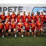 The Newport U18-U19 girls select soccer team captured second place at the Starfire Extreme Cup on Aug. 19 in Tukwila. The Newport squad lost 6-5 in penalty kicks to Kent United in the title game. Mercer Island athletes on the roster pictured consisted of Isabella Mancusco, MaKena French, Lucy Cleator, Lilly Pruchno, Caitlin Liang and Haley Selman. Photo courtesy of Dana Pruchno