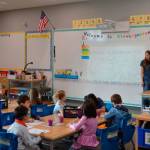 First day of kindergarten at Northwood Elementary. Photo courtesy of Craig Degginger/Mercer Island School District