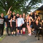 Cawaling and the YTN staff. Courtesy photo