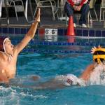 Mercer Island player Oliver Schaaf, (No. 5), plays defense against the Newport Knights in the season opener on Sept. 6. Photo courtesy of Michelle Kavesh