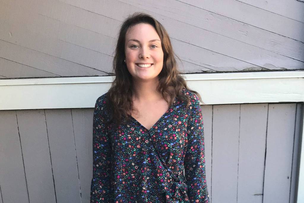 Mercer Island Islanders senior swim athlete Chloe Mark, who has advanced to the Class 3A state swim meet in the 500 free the past two seasons, wants to see her team finish in one of the top three spots at the Class 3A state swim meet this November. The Islanders captured fourth place at the Class 3A state meet during the 2017 season. Shaun Scott/staff photo