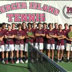 The Mercer Island Islanders boys tennis team earned a 6-1 victory against the Bellevue Wolverines in a 3A/2A KingCo tennis matchup on Sept. 25 on Mercer Island. The Islanders improved their overall record to 8-1 (4-0 league) with the victory. Photo courtesy of Anjali Patel