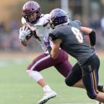 Mercer Island senior running back Jack Clayville (pictured) has been one of the most prolific players on offense for his team throughout the 2018 season thus far. The Islanders have compiled an overall record of 5-0 in early season action. Photo courtesy of Patrick Krohn/Patrick Krohn Photography