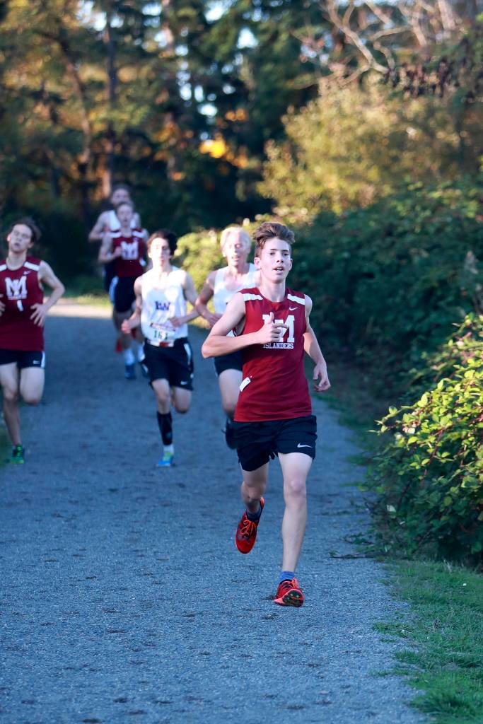 Mercer Island Islanders freshman Kai Zettel (pictured) earned 36th place with a time of 17:01.2 at the Class 3A Sea-King District II championships on Oct. 25 in Seattle. Photo courtesy of Jay Na