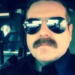 Officer Todd Roggenkamp shows off his stache in support of the Movember awareness campaign. Photo courtesy of Todd Roggenkamp