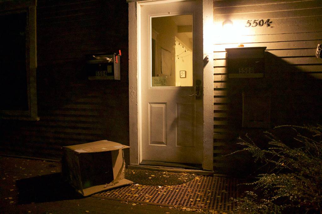 Police say porch piracy is primarily a crime of opportunity. Many criminals will see a package as they pass by and make quick, easy money. Kailan Manandic, photo illustration