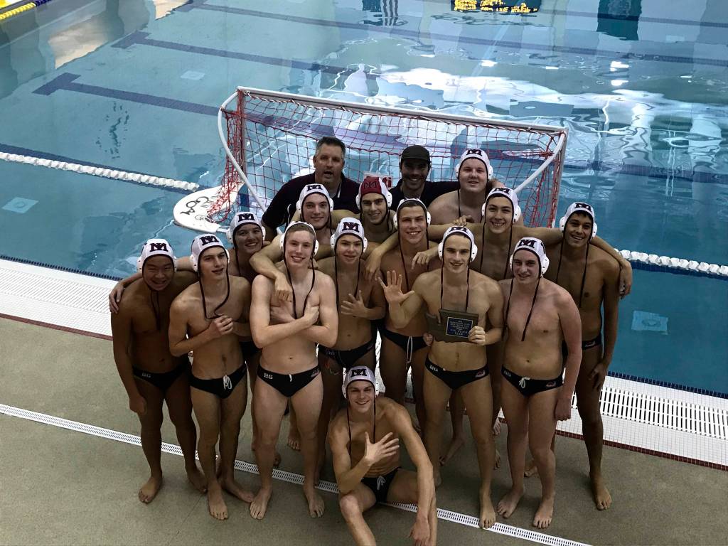 The Mercer Island Islanders boys water polo team (pictured) earned fifth place at the Washington water polo state tournament on Nov. 9 at the Curtis Aquatic Center in University Place. Photo courtesy of Dawn Friedland
