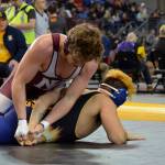 Mercer Island 195-pound junior Donnie Howard earned second place at the Mat Classic Class 3A state tournament on Feb. 17 at the Tacoma Dome. Photo courtesy of Billy Pruchno