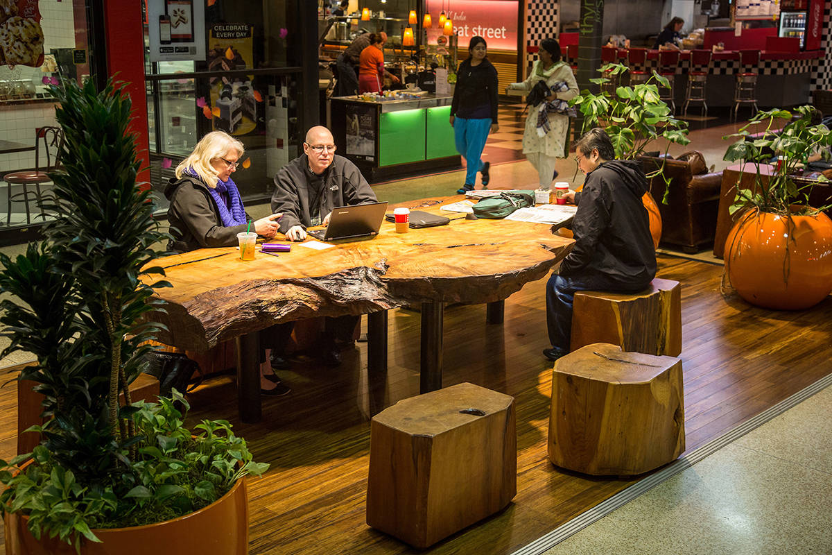 Known by many in the community as The Eastsides Living Room, guests love Crossroads Bellevues inviting setting.