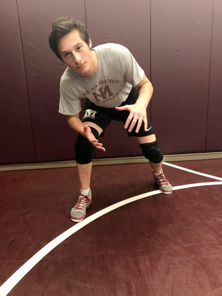 Mercer Island Islanders 138-pound grappler Eli Pruchno, who is one of the Islanders three team captains, is determined to advance to the Mat Classic Class 3A state wrestling tournament this February. Shaun Scott, staff photo