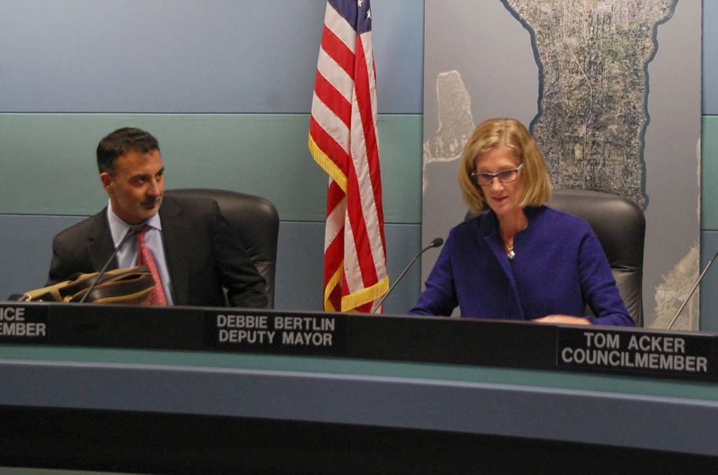 In January 2018, Salim Nice and Debbie Bertlin were selected to serve the Mercer Island community as mayor and deputy mayor. Katie Metzger/staff photo