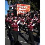 Trumpet section during the Jan. 1 Tournament of Roses Parade in Pasadena, Calif. Photo courtesy of Joseph Chen