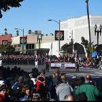 The MIHS marching band beginning their march throughout the Tournament of Roses on Jan. 1. Photo courtesy of Unofficial_MIHSBand Instagram page.